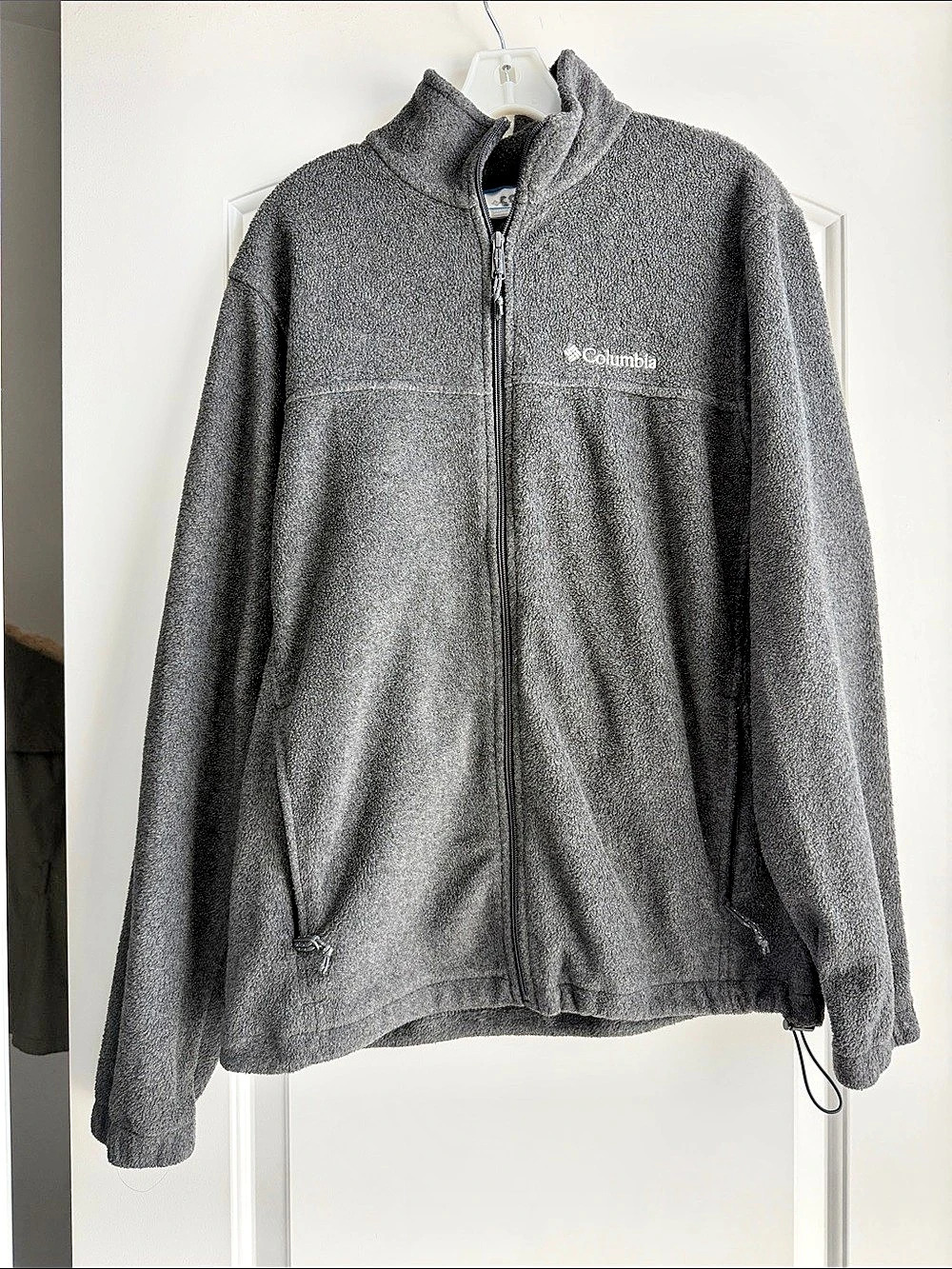Columbia Benton Springs Full-Zip Fleece Jacket Gray Medium